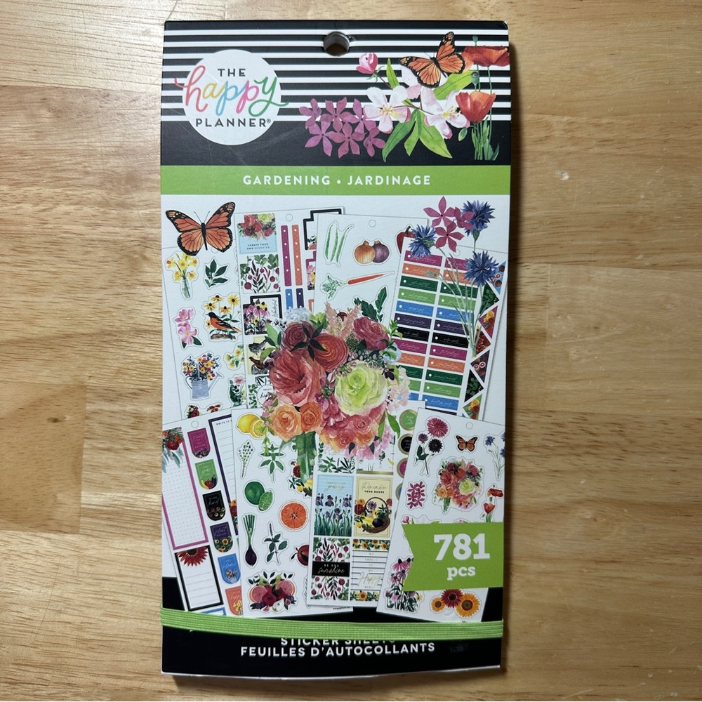 The Happy Planner Gardening Sticker Sheets NWT